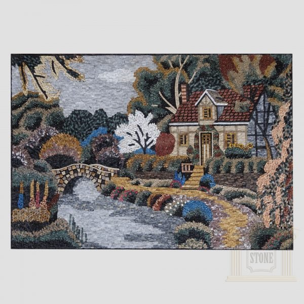Granddad House Marble Stone Mosaic Art