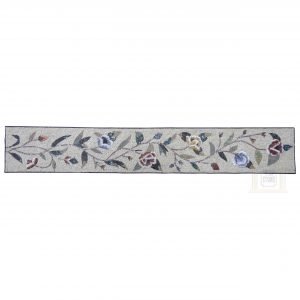 Decorative Floral Mosaic Border Marble Stone
