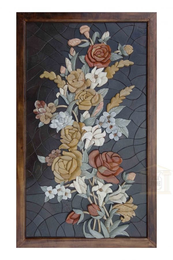 Unique 3D Mosaic Flower Bouquet in the Dark