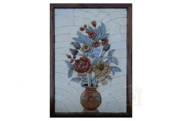 Yellow and Red Roses 3D Mosaic Art