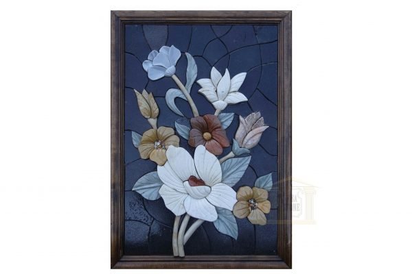 Night Blooming Flowers (Right) 3D Mosaic Art
