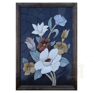 Night Blooming Flowers (Left) 3D Mosaic Art
