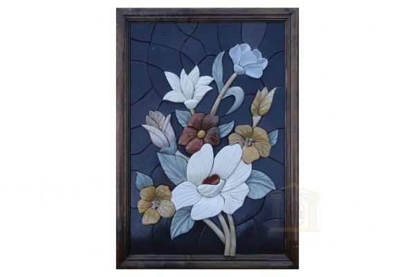 Night Blooming Flowers (Left) 3D Mosaic Art