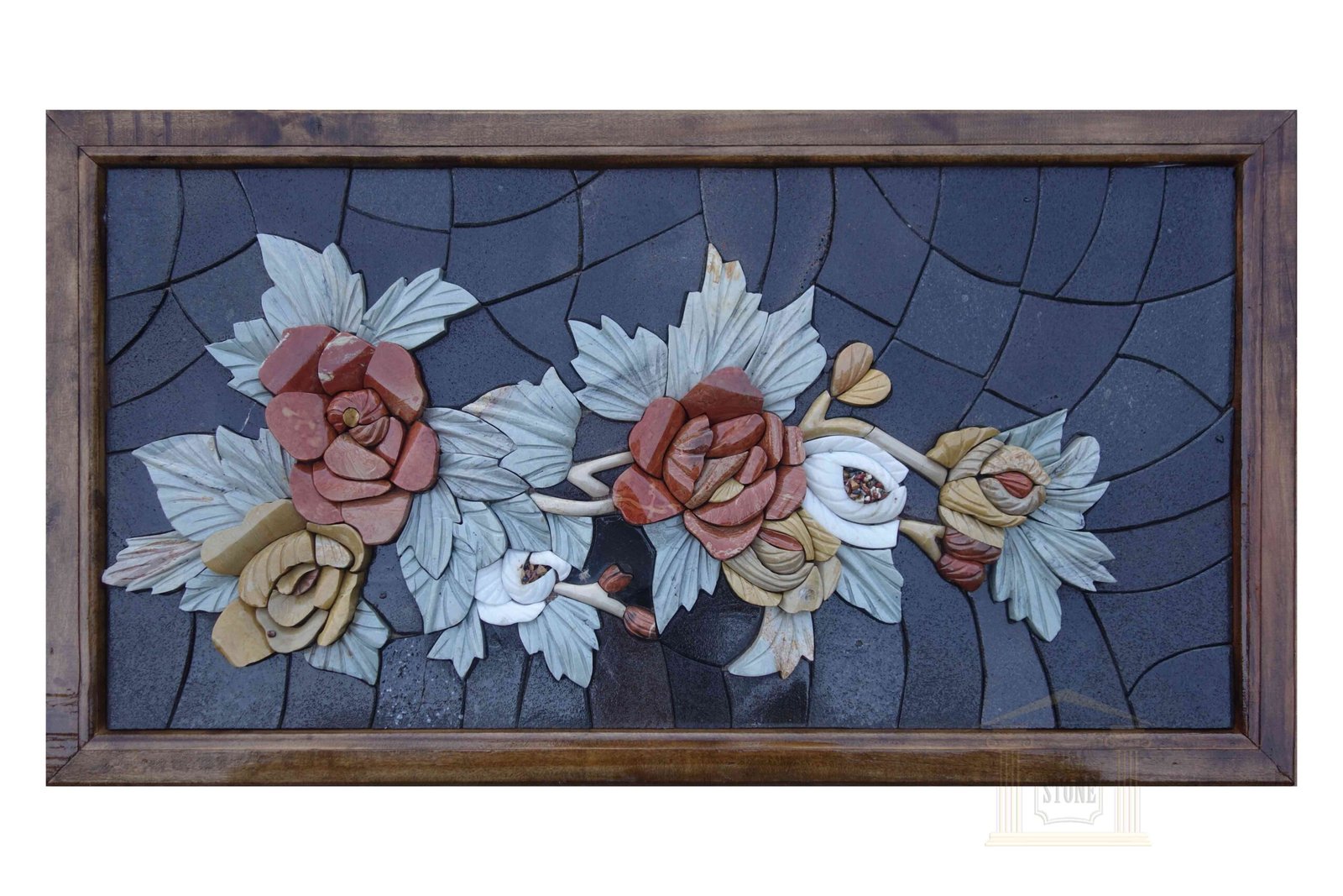 Strip of Roses 3D Mosaic Art