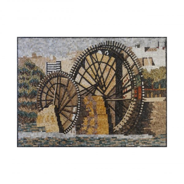 Old Architectural waterwheel