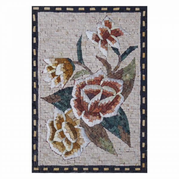 Romantic Multicoloured Superb Bundle Marble Stone Mosaic Art