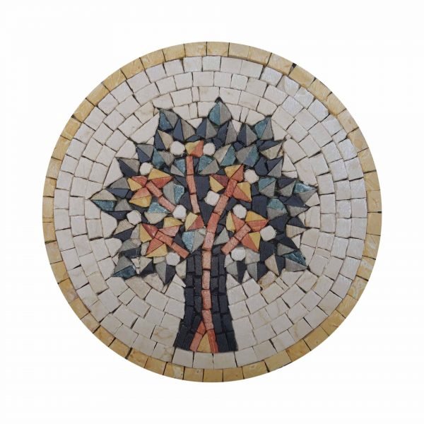 Vien Of Life (Yellow) Marble Stone Mosaic Art